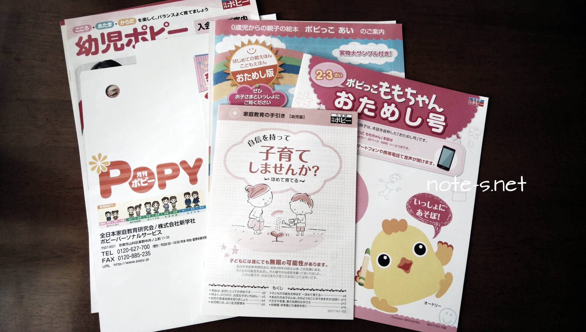 幼児ポピー資料請求口コミ!ももちゃんも良いけどぽぴっこあいも♪
