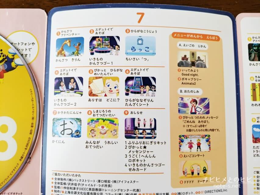 こどもちゃれんじすてっぷ7月号-総合コース　口コミ